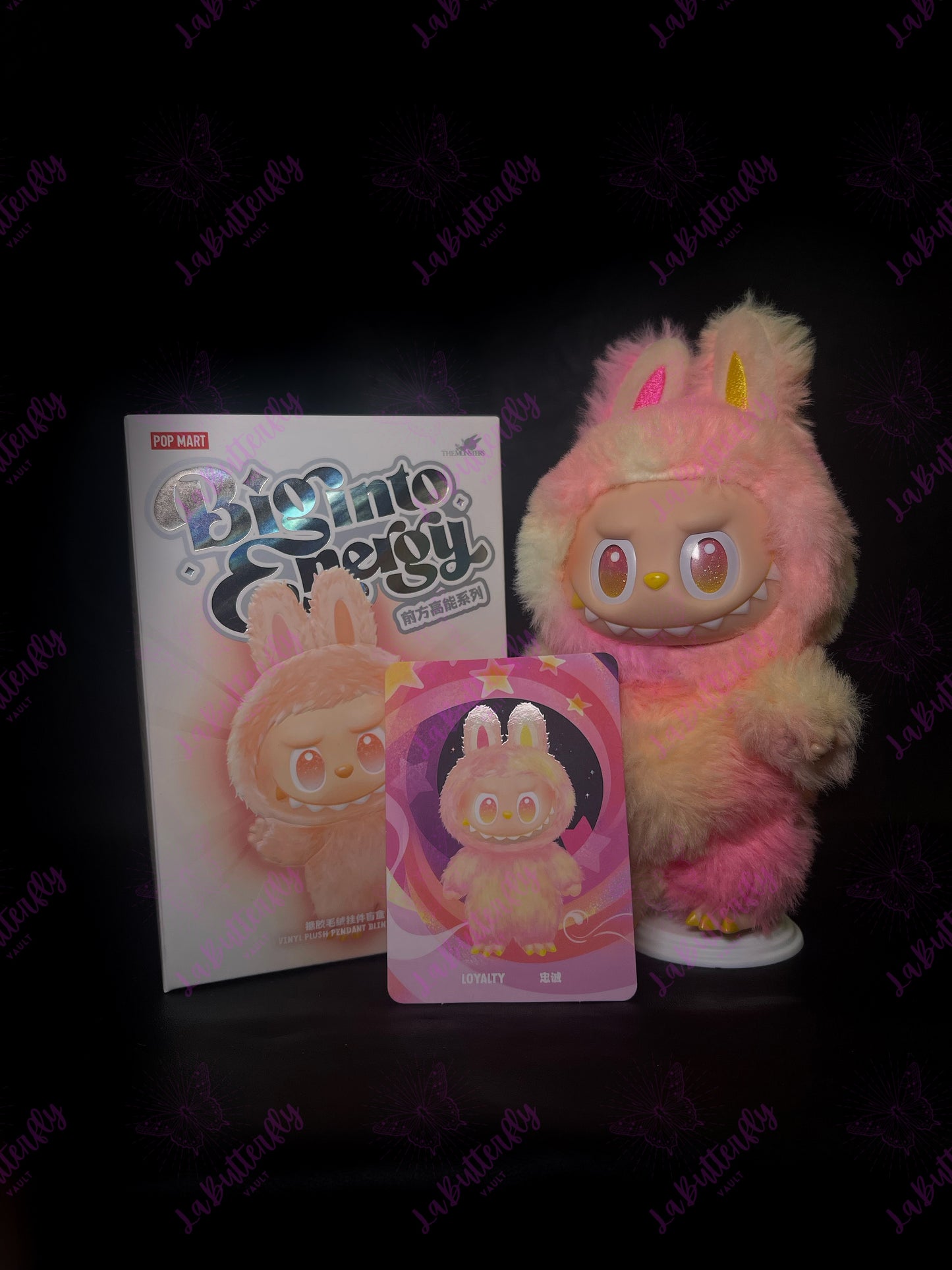 Big Into Energy The Monsters Labubu Vinyl Plush Pendant
