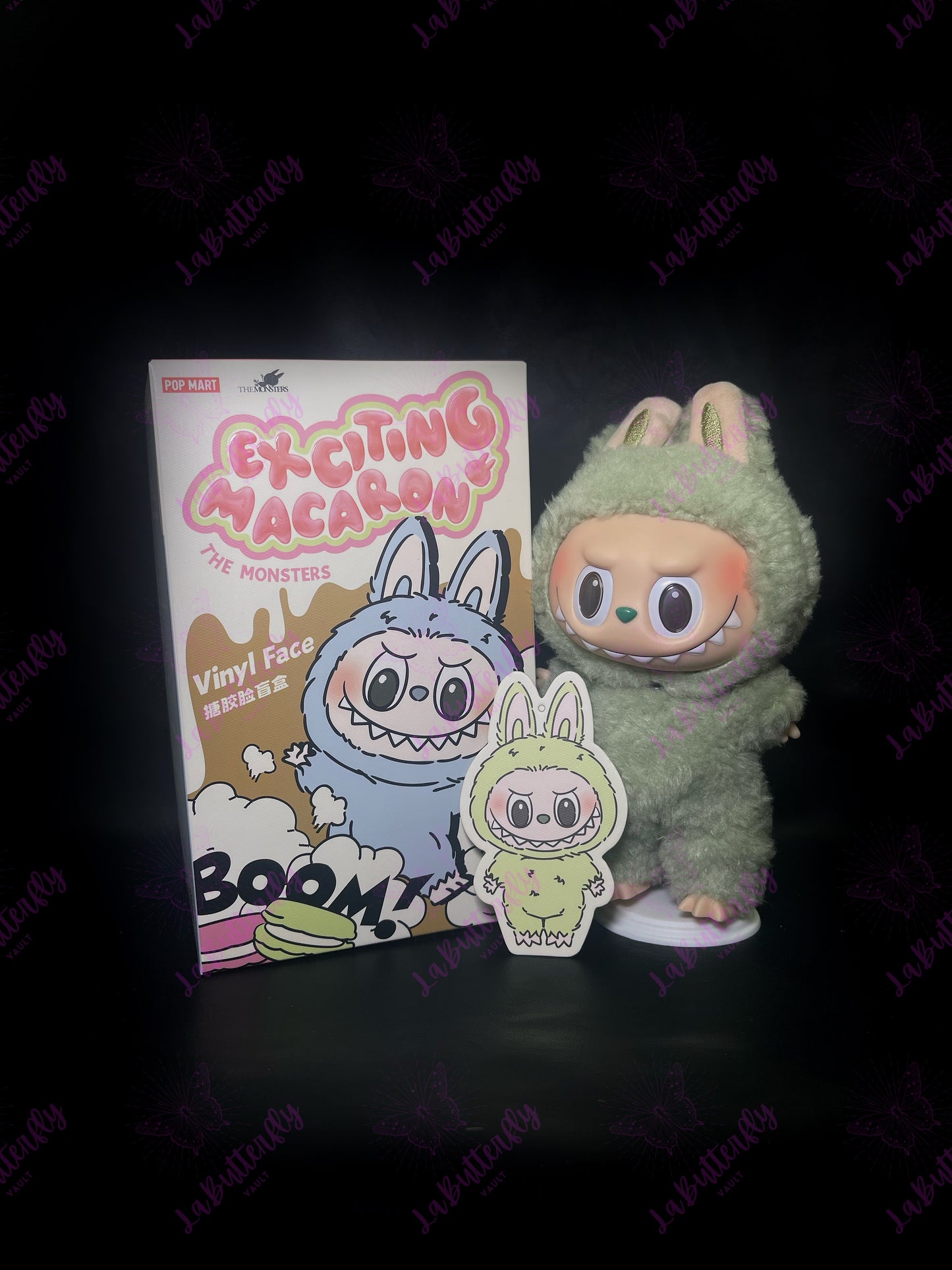 Exciting Macaron Labubu Vinyl Plush Pendant