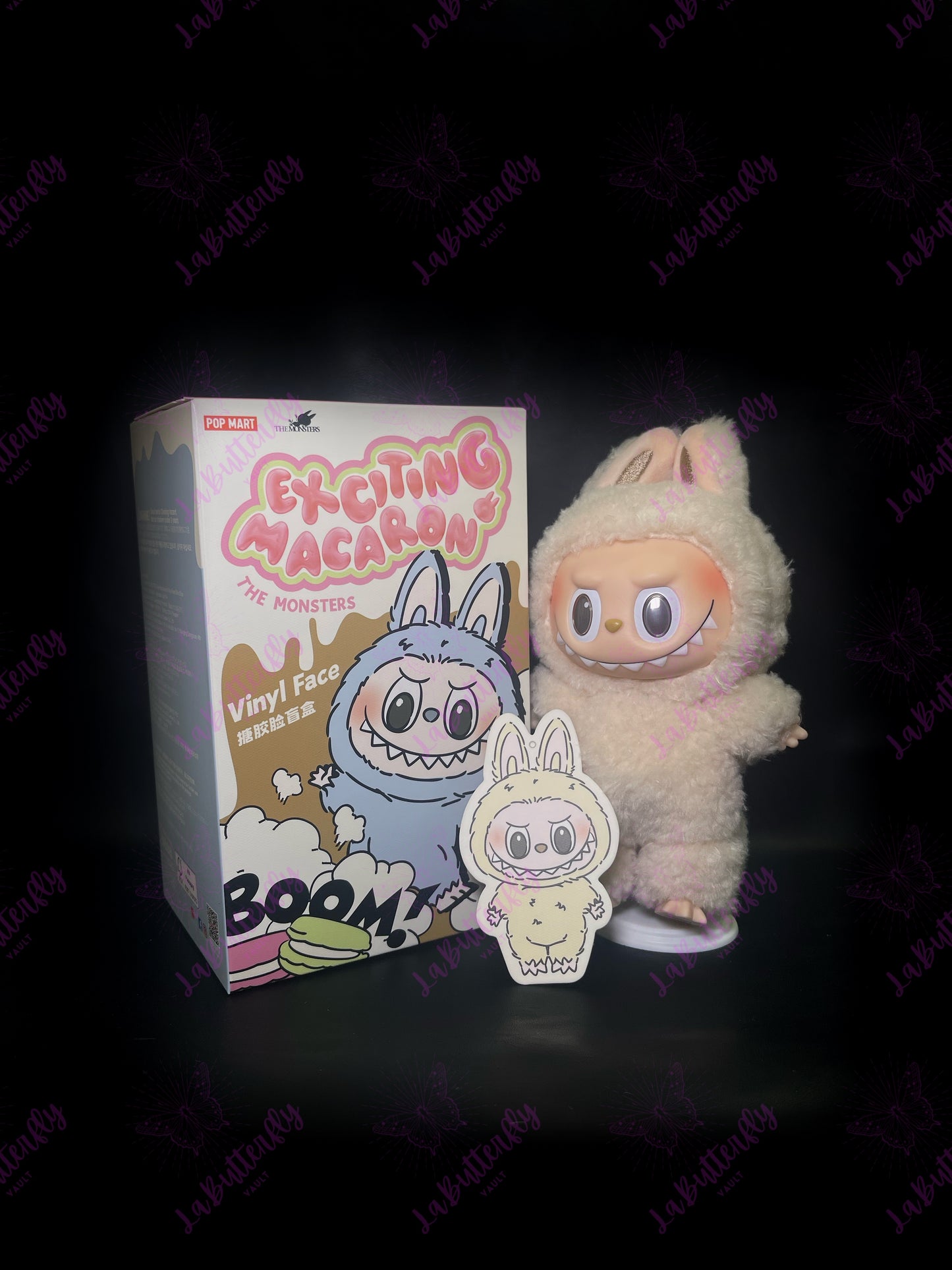 Exciting Macaron Labubu Vinyl Plush Pendant