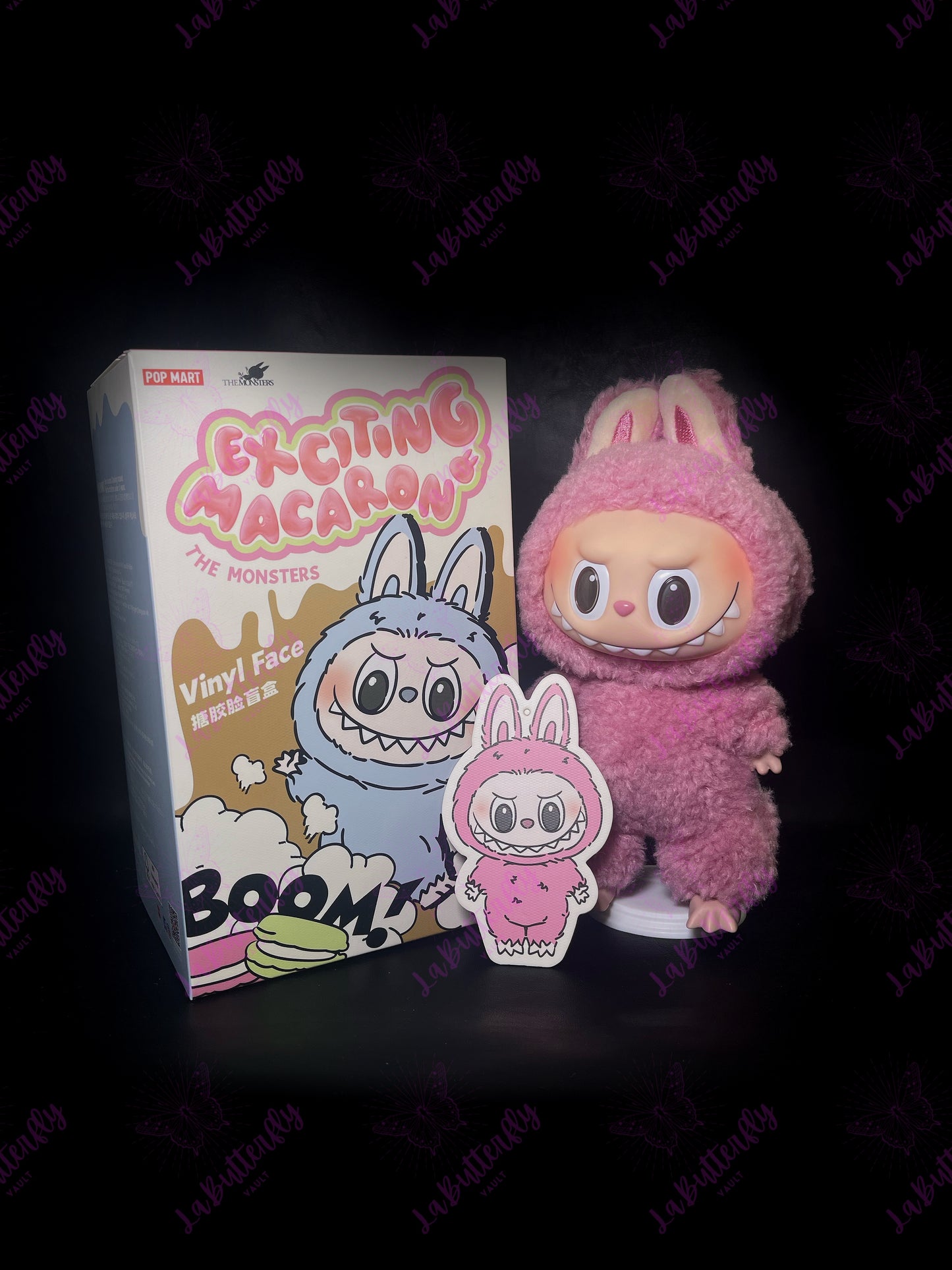 Exciting Macaron Labubu Vinyl Plush Pendant