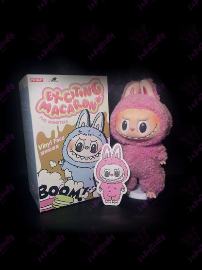 Exciting Macaron Labubu Vinyl Plush Pendant
