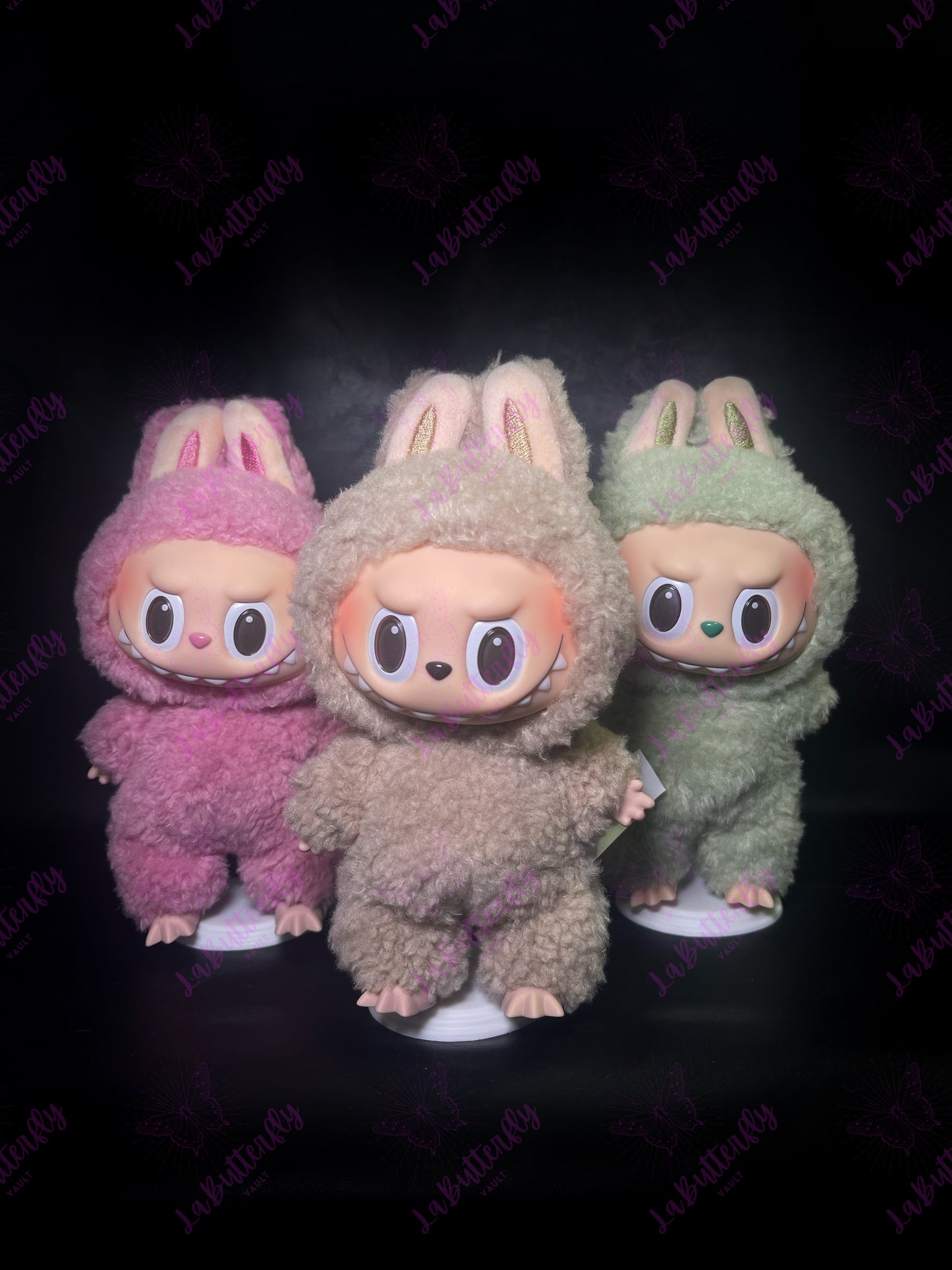 Exciting Macaron Labubu Vinyl Plush Pendant