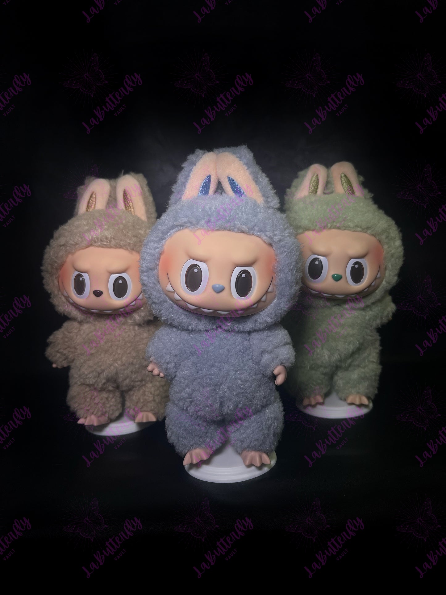 Exciting Macaron Labubu Vinyl Plush Pendant