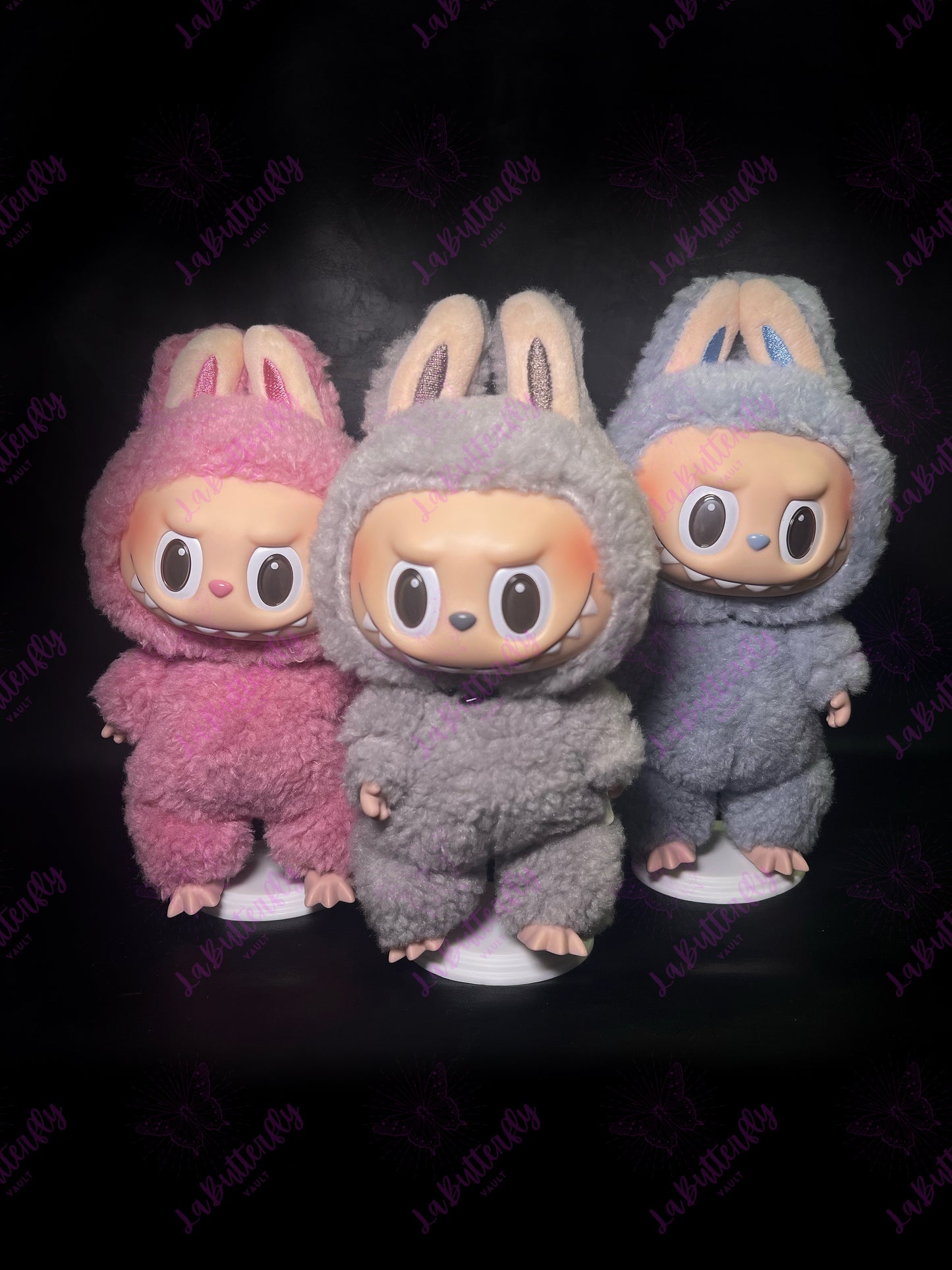 Exciting Macaron Labubu Vinyl Plush Pendant