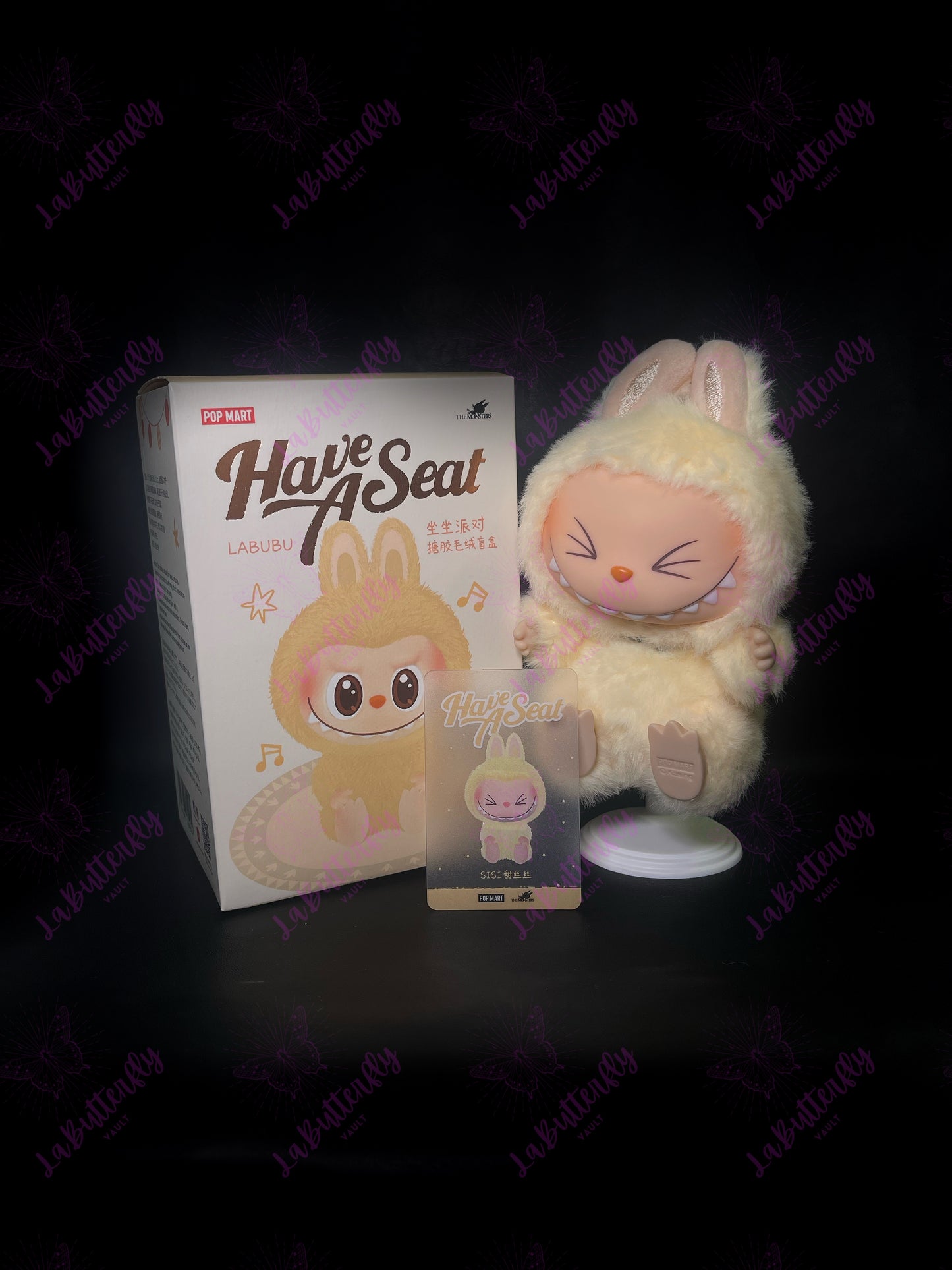 Have A Seat Labubu Vinyl Plush Pendant
