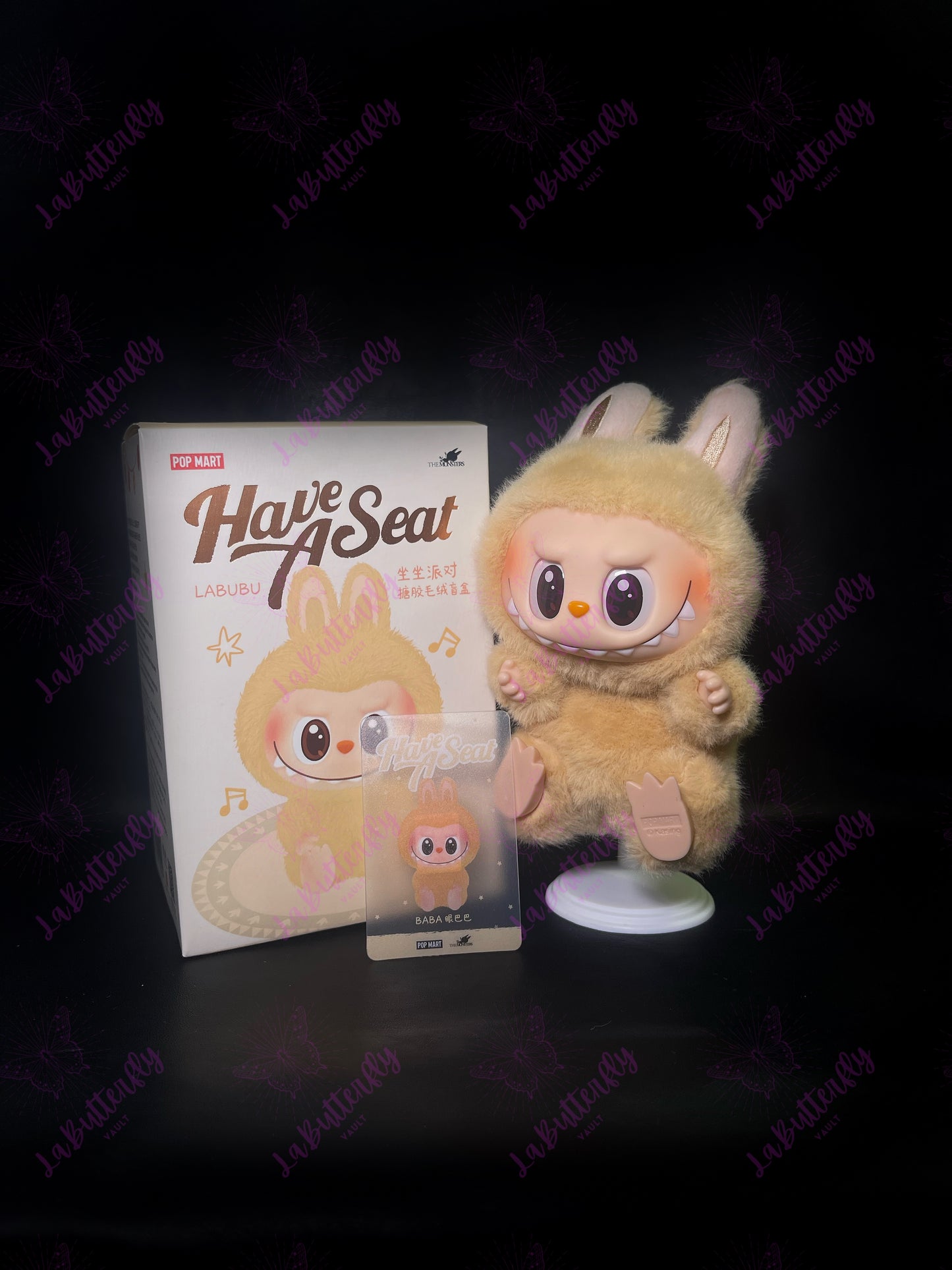 Have A Seat Labubu Vinyl Plush Pendant