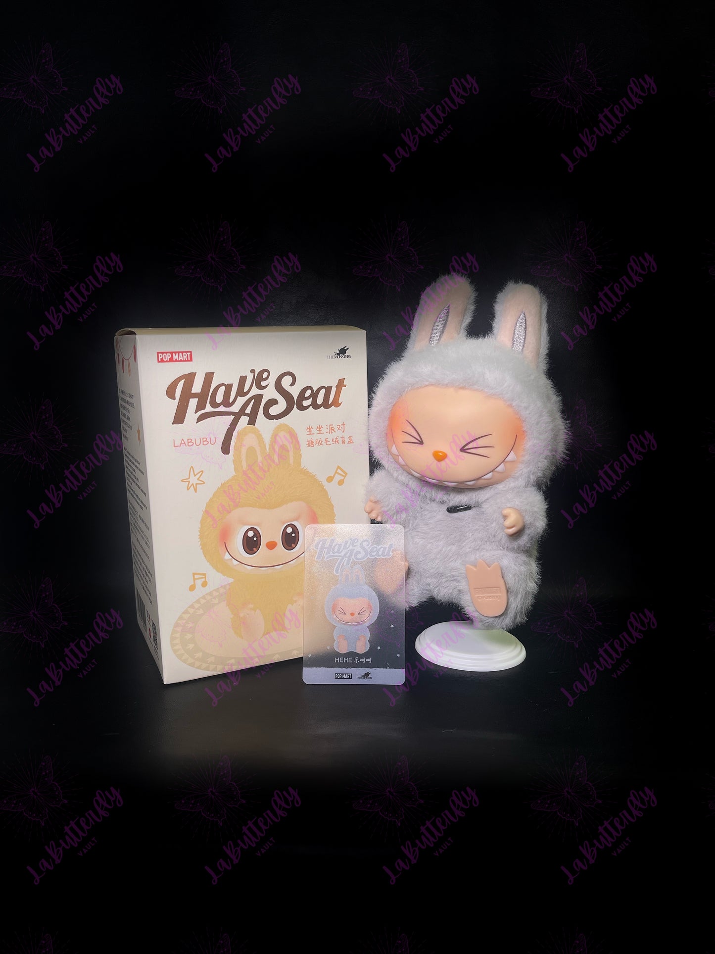 Have A Seat Labubu Vinyl Plush Pendant