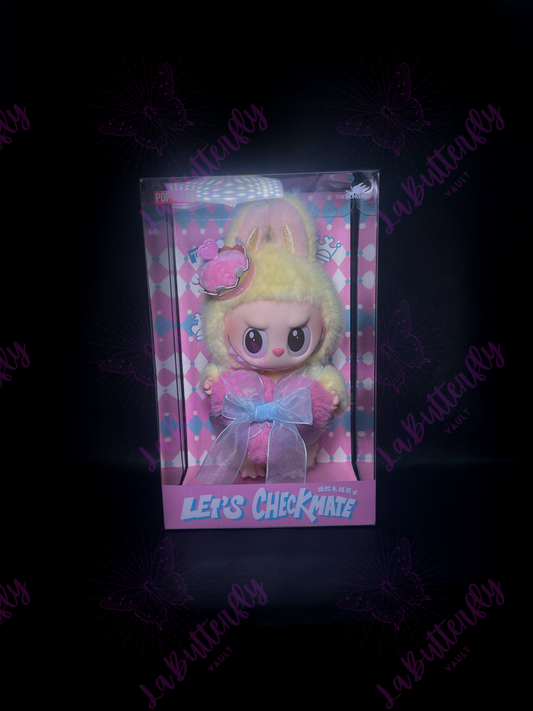 Queen Checkmate Labubu Vinyl Plush Pendant